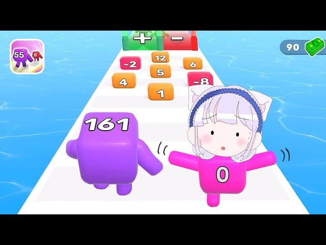 가장 큰 수를 만들어주지! 숫자 큐브로 달려요! Level Up Numbers Game