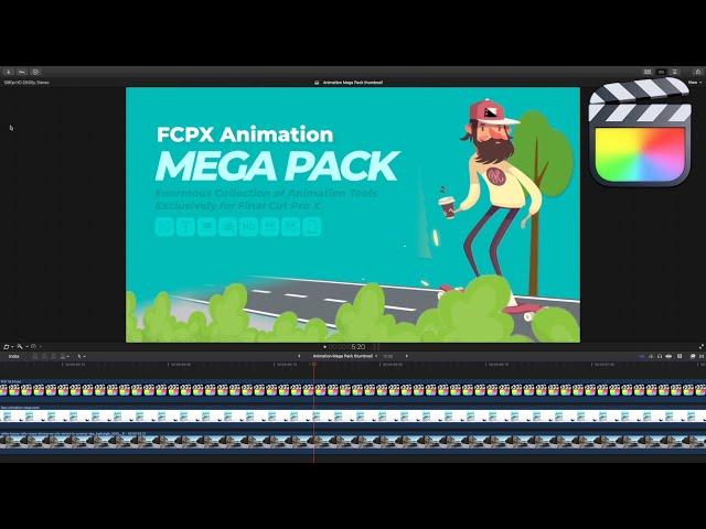 ANIMATE VIDEO IN FCP WITHOUT KEYFRAMES | FCPX Animation Mega Pack