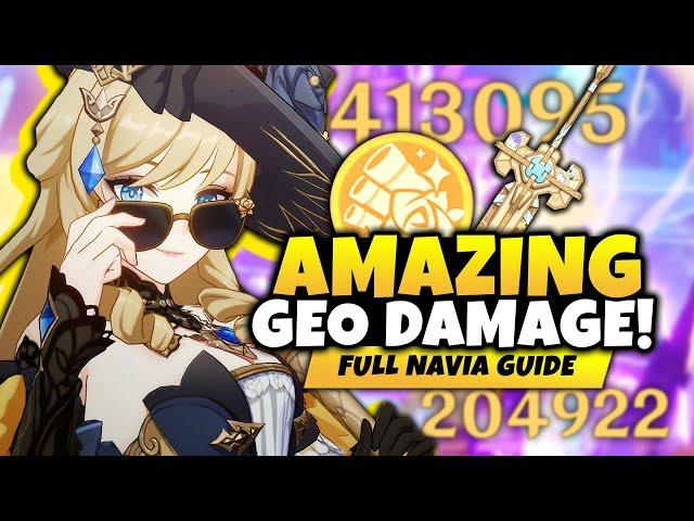 NEW PLAYSTYLE! Full C0 Navia Guide & Build [Best Artifacts, Weapons & Teams] Genshin Impact