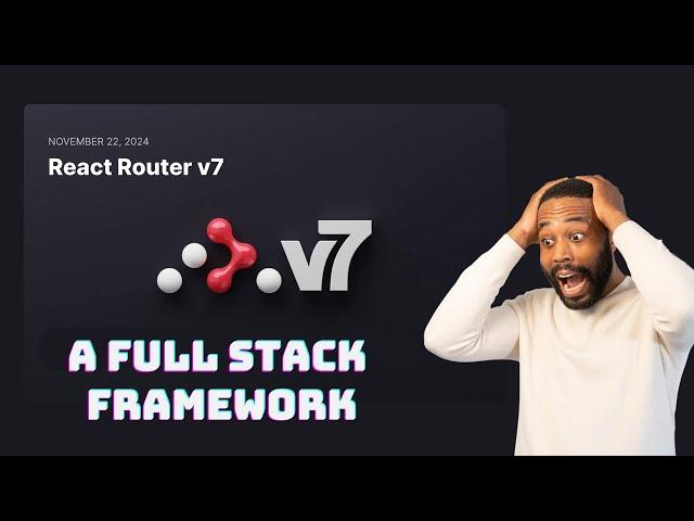 Building a fullstack app with React Router v7! FullStack Framework.