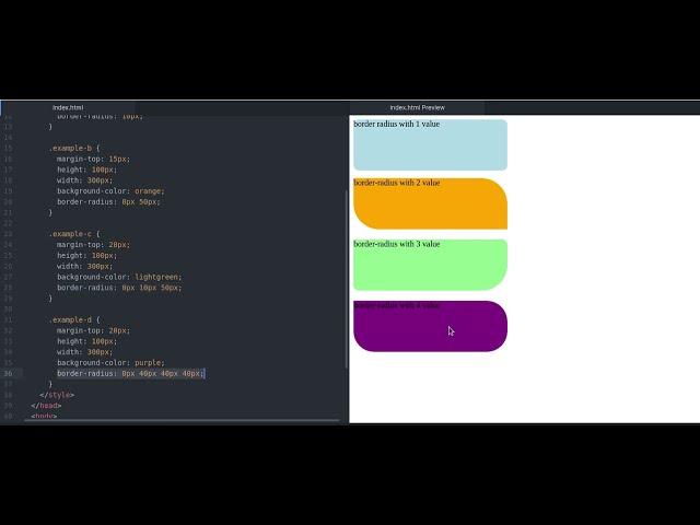 CSS: border-radius