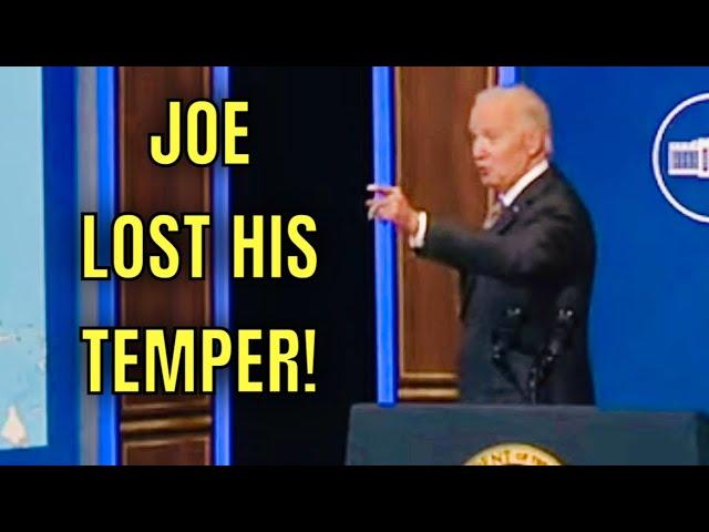 Angry Joe Biden LASHES OUT at Reporters after SLURRING, MUMBLING update…