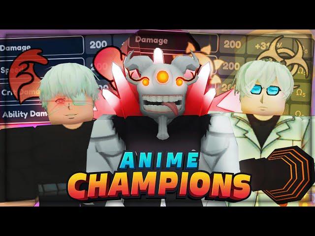 Making My *STRONGEST* GODLY Ω5 "GHOUL" Units in Anime Champions Simulator