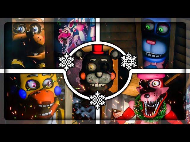 МЕГА-ТРУДНЫЙ ПОСЛЕДНИЙ ЧАС С ЛЕФТИ! ФИНАЛ ИГРЫ!  FNAF Christmas with Freddy's #3