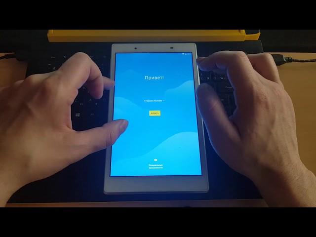 FRP Lenovo Tab 4 TB-8504F. Разблокировка обход сброс аккаунта Google Android 7.1.1. TalkBack 6.1.0