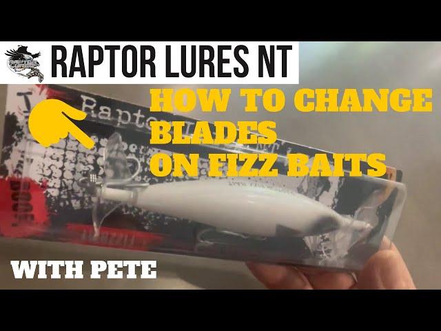 HOW TO Change Blades on Raptor Lures NT Fizz Baits! Fishing Australia