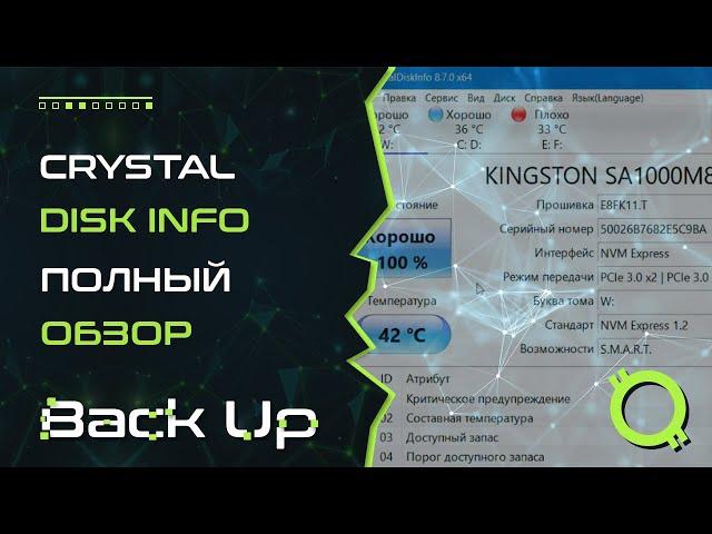 CrystalDiskInfo самый полный обзор программы,  crystal disk