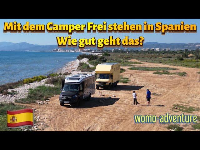 Mit dem Camper Frei stehen in Spanien. Wie gut geht das?