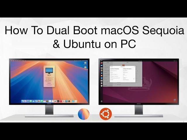 So führen Sie einen Dual-Boot von Ubuntu und macOS Sequoia durch | UEFI | Schritt-für-Schritt-Anl...