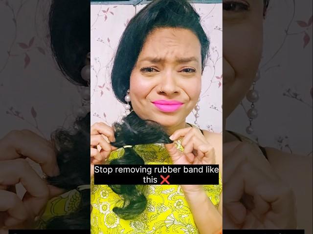 Elastic Rubberband Trouble?  #shorts #shortsvideo #hack #song #jeeja #diy @TheSumedha14