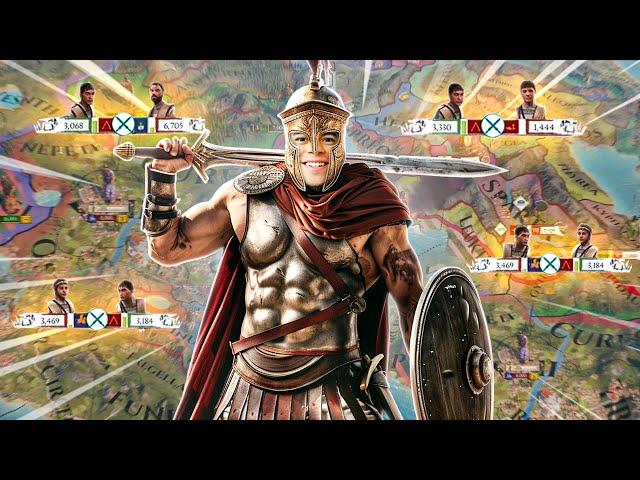 I made the STRONGEST ARMY as SPARTA?