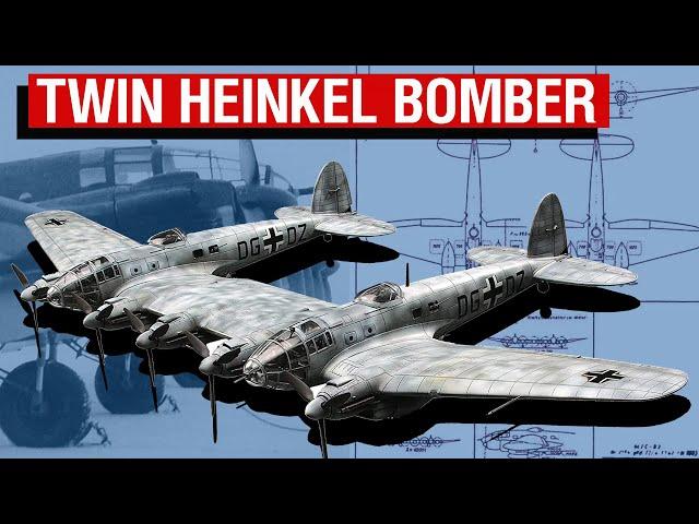 When The Luftwaffe Stuck Two Bombers Together | Heinkel He-111 Zwilling [Aircraft Overview #34]