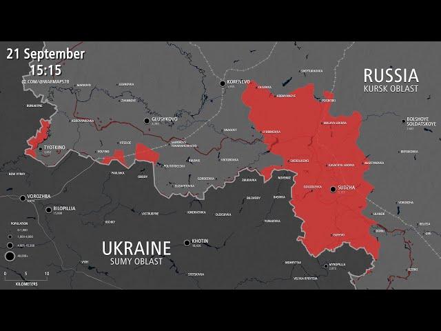 Ukraine Invasion of Russia: Kursk Attack – Every Day [Aug 6 - Sep 21]