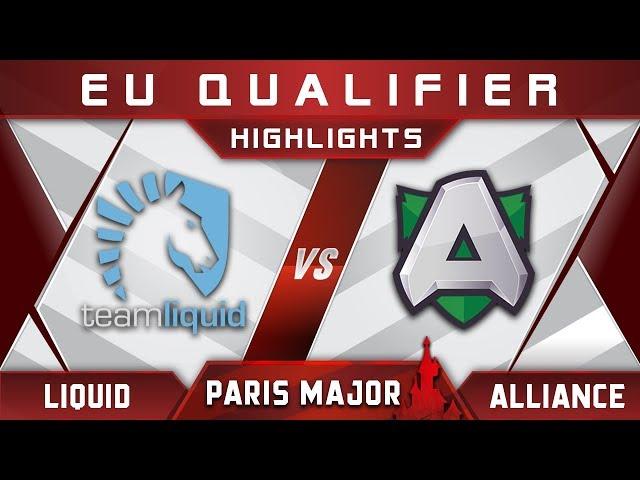 Liquid vs Alliance Disneyland Paris Major MDL 2019 EU Highlights Dota 2