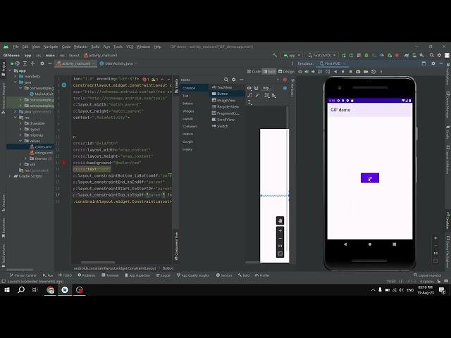 Create an Android App to Change Button Color on Click