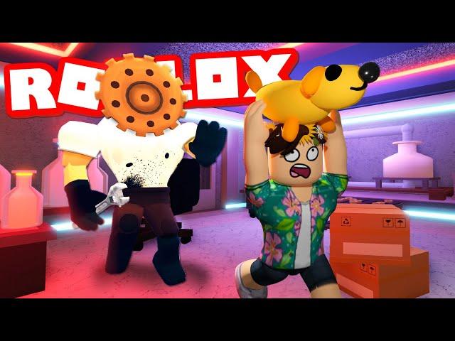 VI MÅSTE RÄDDA HUNDVALPEN FRÅN GEARHEAD I ROBLOX JERRY FLOOR 2