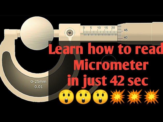 How to Read Micrometer| How to use Micrometer| Micrometer  