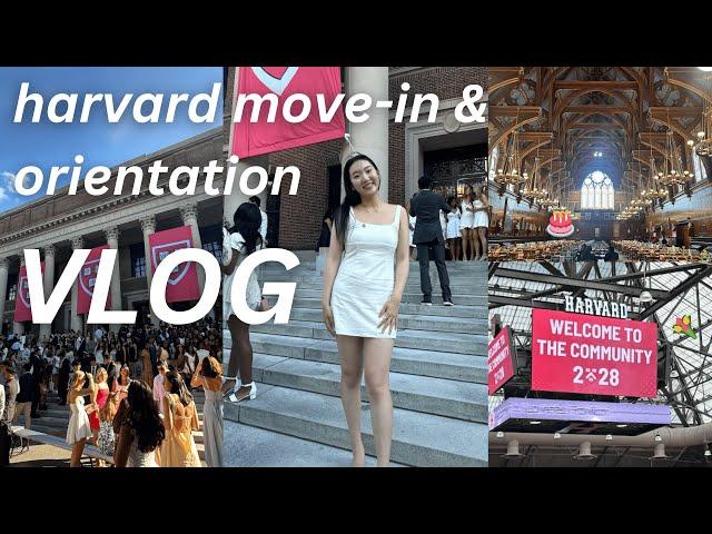 HELAINE at HARVARD ep 0: move-in, orientation week, productive days in my life, harvard convocation