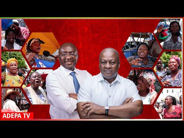 Live From Accra Market 2024 Elections Who Are You Voting For John Mahama NDC Dr. Bawumia NPP