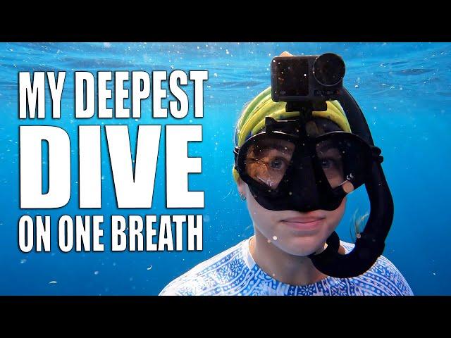 My Personal Best Free Dive: One Breath Deep Diving Techniques & Tips