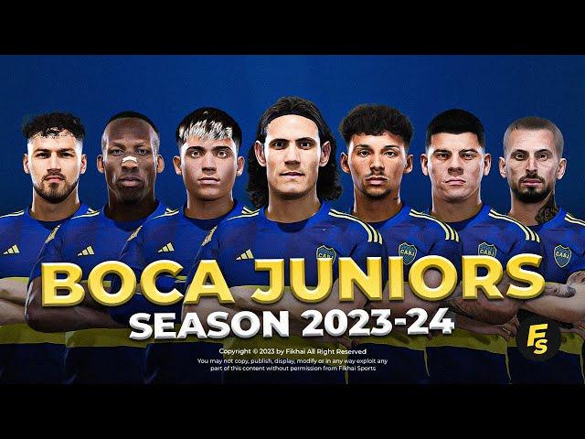 Boca Juniors Facepack Season 2023/24 - Sider and Cpk - Football Life 2024 and PES 2021