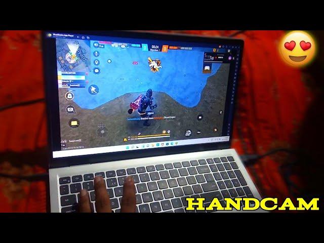 Free Fire 8 gb Ram Laptop Handcam Gameplay || Pc Handcam Gameplay || Free Fire Pc Handcam Gameplay