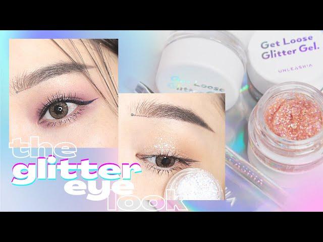  Give Away  Review nhũ mắt Unleashia Get Loose Glitter Gel Trang điểm mắt dự tiệc cùng Hena