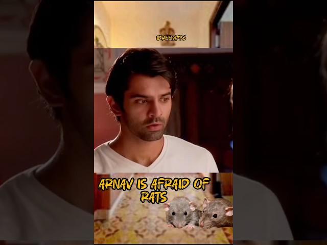 ARNAV IS AFRAID OF RATS   #sanayairani #barunsobti  #ipkknd #shorts #youtubeshorts