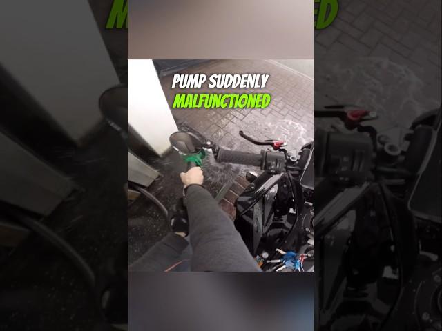 Biker Gets Soaked by Malfunctioning Fuel Pump—Then They Make Him Pay?! 