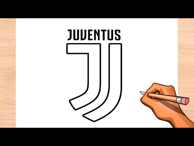 How to Draw The Juventus Logo easy - Drawing Step by Step