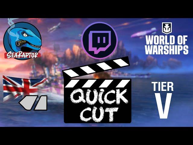 World of Warships - Quick Cut: Tier V Premium British Cruiser HMS Exeter