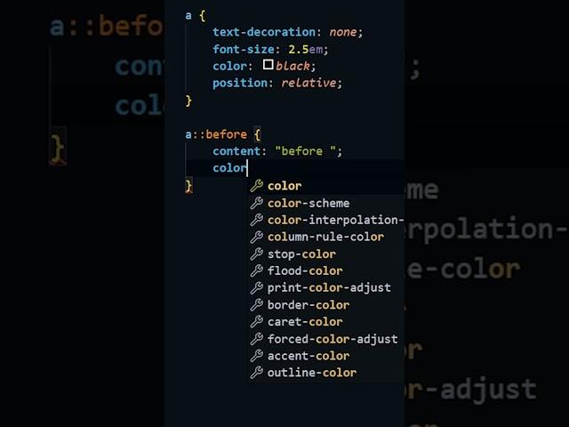 Before and after css pseudo elements