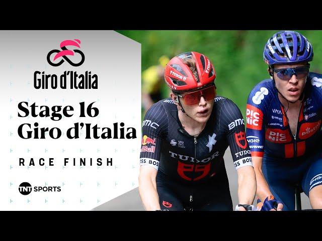 FIGHT FOR GC IS ON!  | Men's Giro d'Italia Stage 16 Final KM's | TNT Sports Cycling