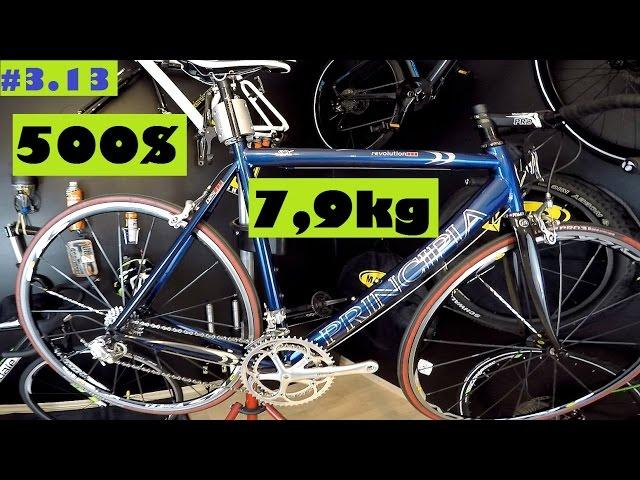 500$, 7,9 kg road bike - Principia on Campagnolo Chorus groupset, Mavic Ksyrium wheels