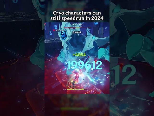 CRYO CHARACTERS CAN STILL SPEEDRUN IN 2024