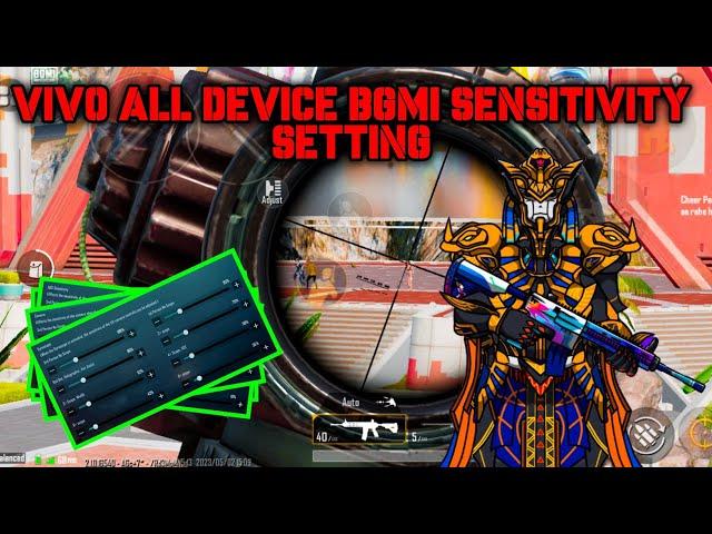 VIVO ALL DEVICE BGMI SENSITIVITY SETTING || VIVO PUBG SENSITIVITY || VIVO ZERO RECOIL SENSITIVITY