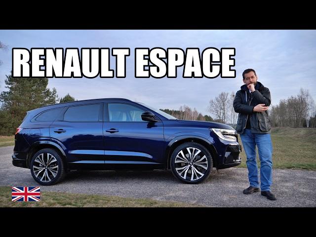 Renault Espace 2024 E-Tech Hybrid - Not a Minivan (ENG) - Test Drive and Review