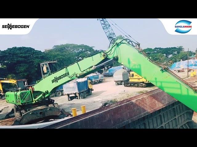 #Sennebogen 𝟖𝟓𝟎 Material Handler .