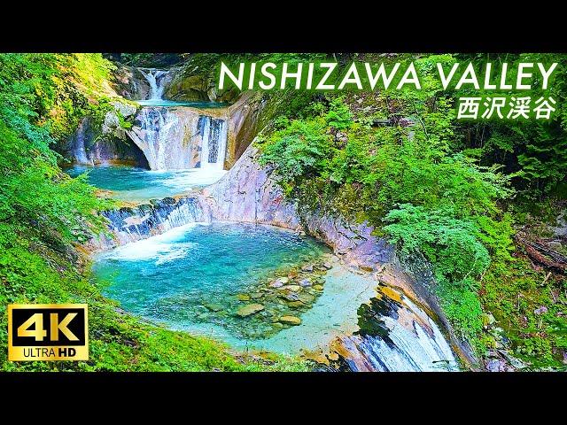 【4K Japan Walk】Nishizawa Valley |  Walking while enjoying one of the most beautiful valleys in Japan