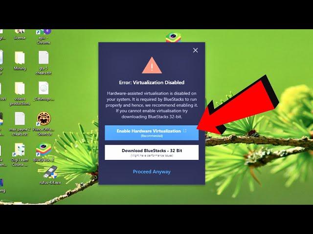 BlueStacks 1O Error Virtualization Disabled FIXED !