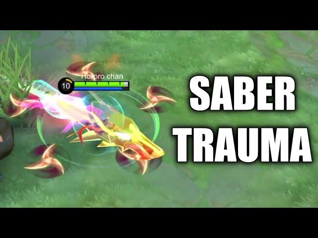 EVERY PLAYER IN MLBB HAS SABER TRAUMA