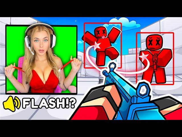 Using HACKS To Make Her FLASH!? (Roblox Rivals)