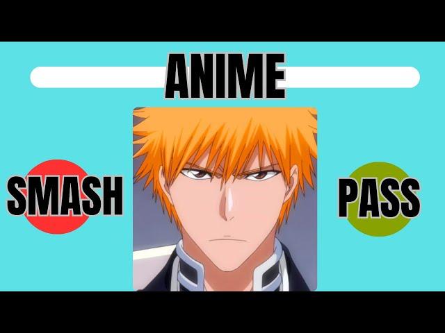 SMASH OR PASS | 50 ANIME CHARACTER #guessquiz #guess #quiz