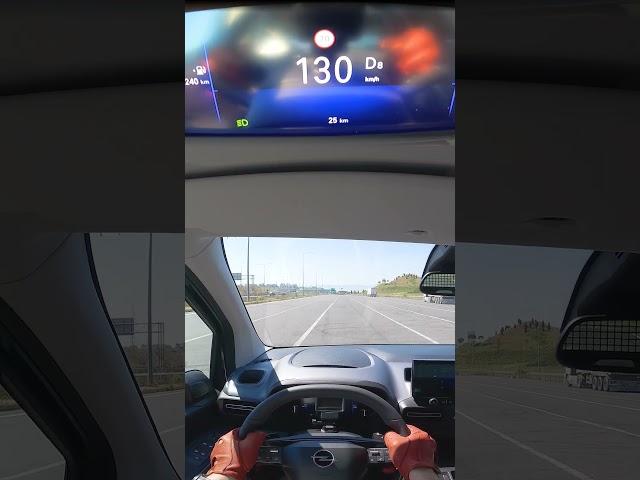 2024 OPEL COMBO ULTIMATE - BRAKE TEST #braketest #autobahn #shorts