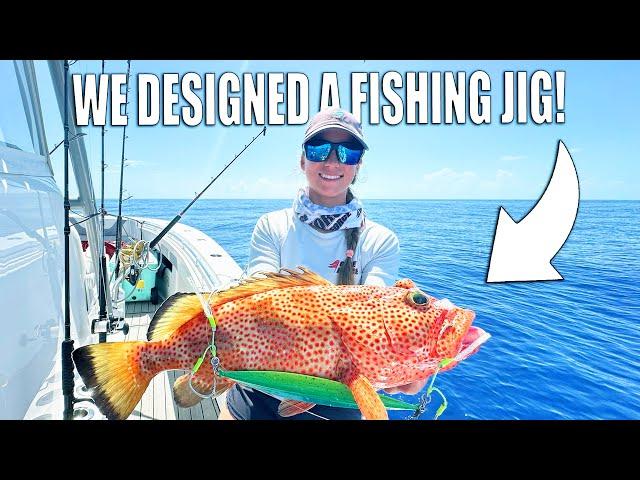 Fishing with our NEW [Custom Made] Jigs - How To Slow Pitch Jig!