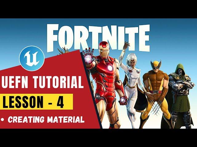 Unreal Engine Fortnite Editor (UEFN) Tutorial 4: How to Create Material?