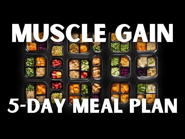 Build Muscle Fast: 5-Day Meal Plan for Maximum Gains