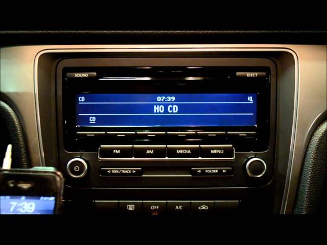 How To: Streaming Bluetooth Audio with VW RCD 310 Stereo