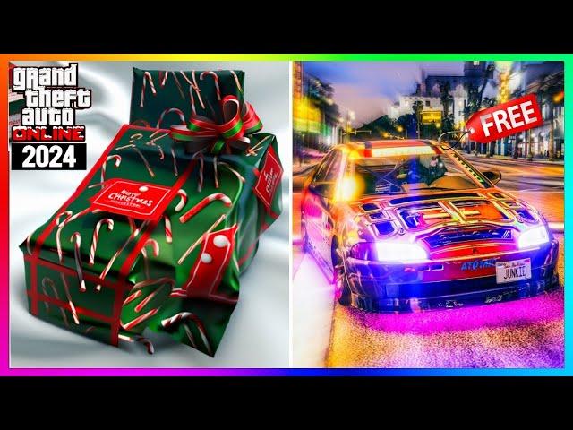 UNLOCK Rare Christmas Vehicle, FREE Tuner Car, NEW Xmas, Money, GTA 5 DLC 2024 (GTA Online Update)