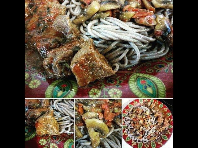 #Цукерман | Кулинарный стрим: Гречка с грибами и курица с овощами а-ля восток  [15.02.2017]